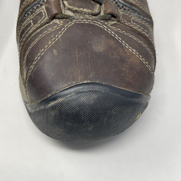 Keen Utility Flint Mid Steel Toe Boots Mens 13 D Brown Leather Work Hiking - Picture 7 of 16